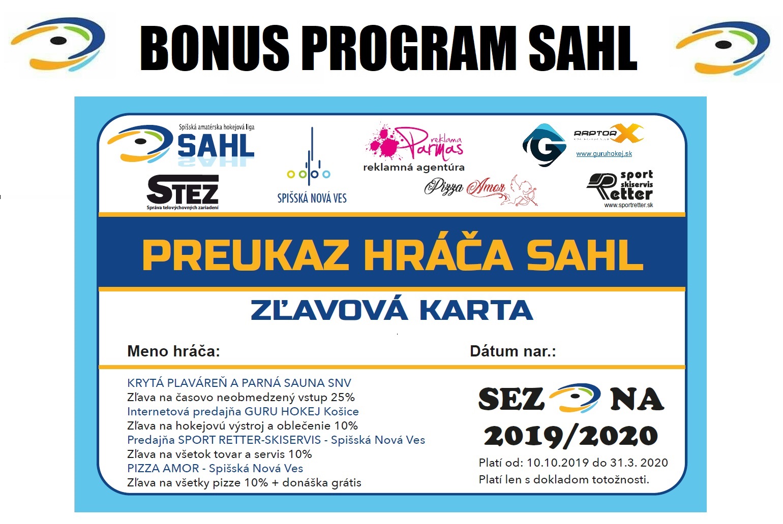 Miniatúra článku BONUS PROGRAM SAHL