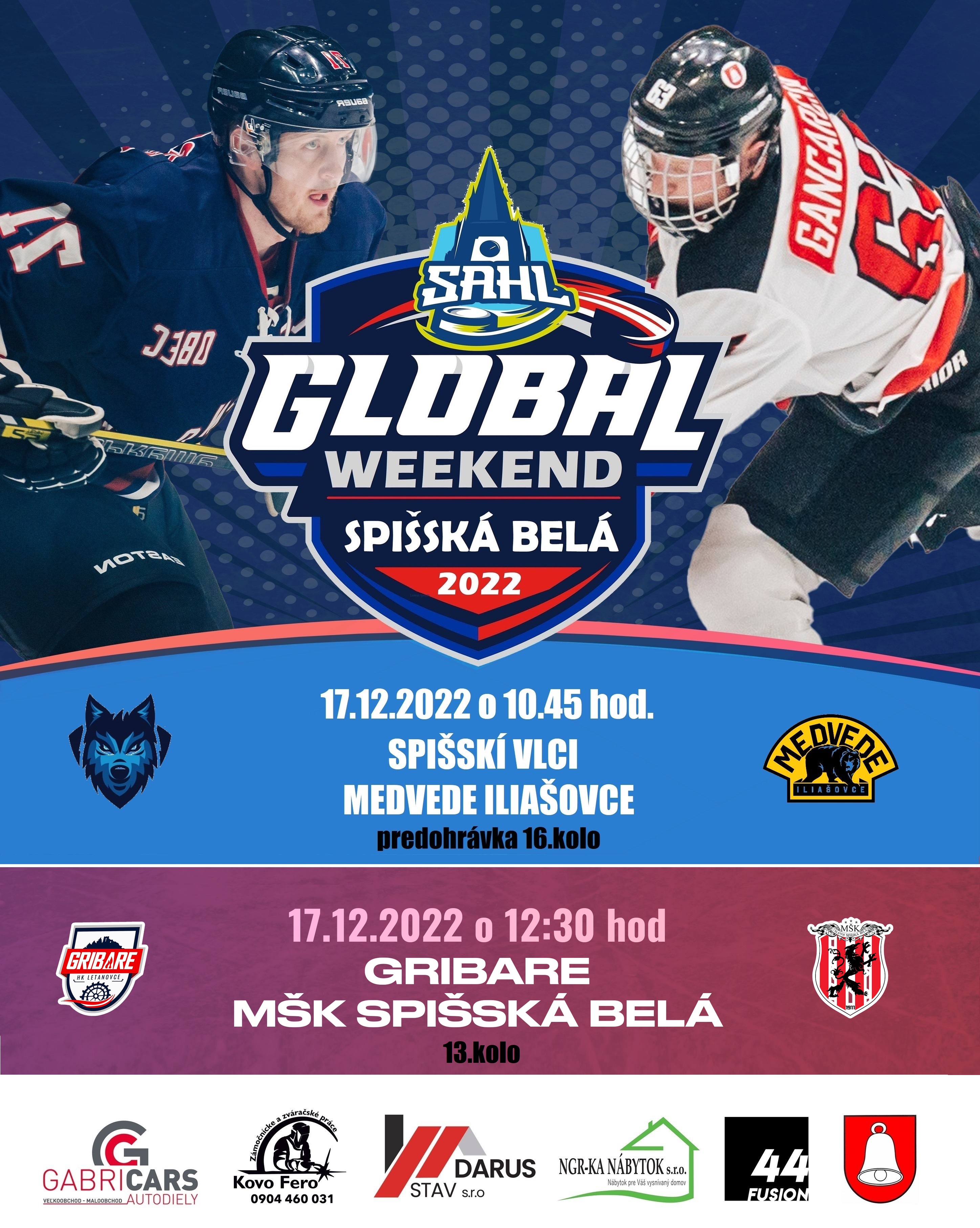 Miniatúra článku POZOR ZMENA ZÁPASOV GLOBAL WEEKEND !